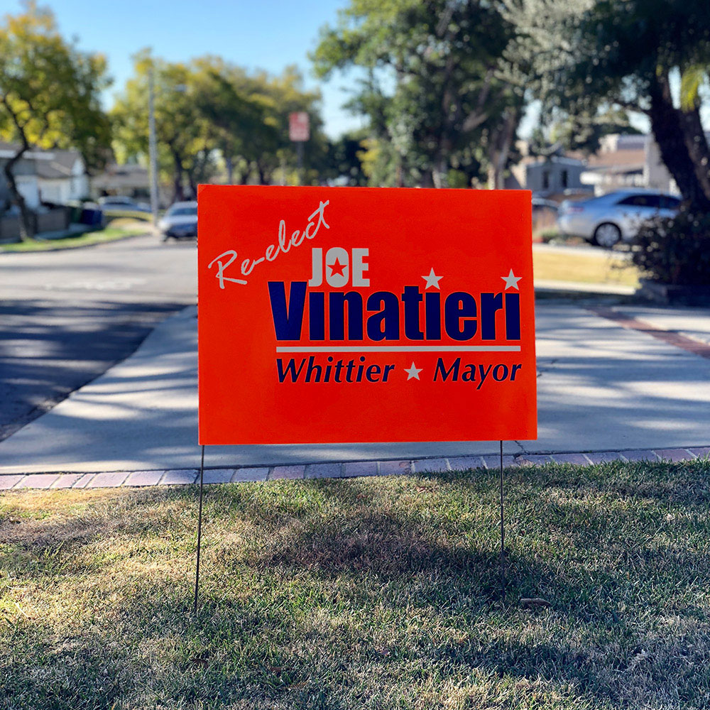 campaign yard sign